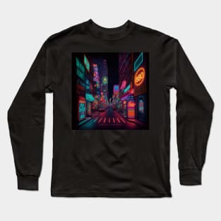 Street neon light Long Sleeve T-Shirt